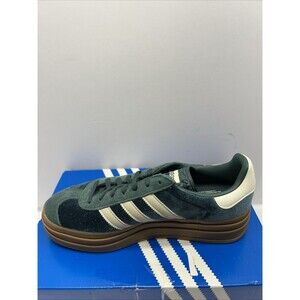 Adidas Gazelle Bold Athletic Shoe Sneaker Green/Tan/ Brown Women SZ 9.5 New